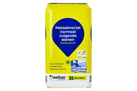 Weber Beamix Metselmortel 320 25kg