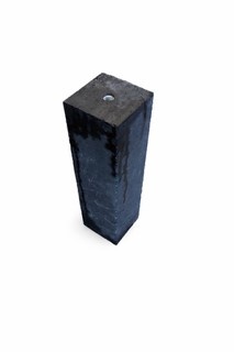 Betonpoer Oud Hollands 10 x 10 x 60cm - schroefhuls M16