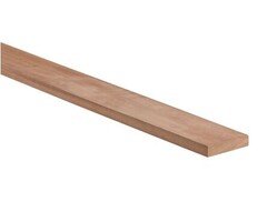 Hardhout geschaafd 1,9x9x275CM