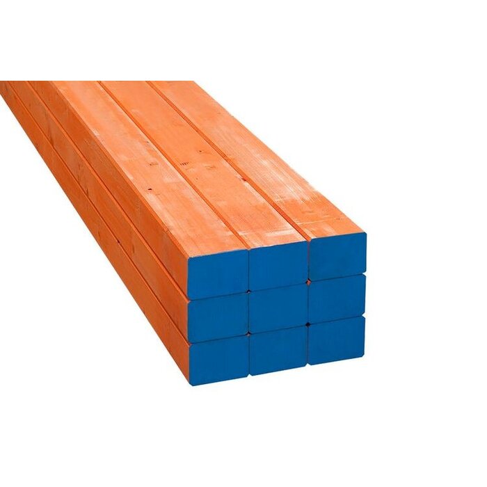 STOCKHOLM Metselprofiel Vurenhout B 5-laags FSC 6,6x7,6x355cm - Oranje