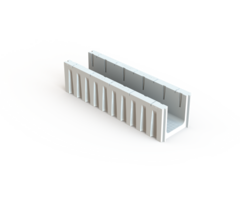 U-funderingsbekisting 35x40X180CM - 100KPA