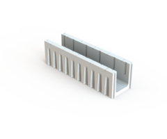 U-funderingsbekisting 35x45X180CM - 100KPA
