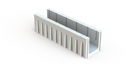 U-funderingsbekisting 35x45X180CM - 100KPA
