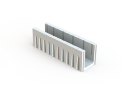 U-funderingsbekisting 35x50X180CM - 100KPA