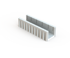 U-funderingsbekisting 40x40X180CM - 100KPA