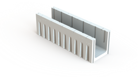 U-funderingsbekisting 40x50X180CM - 100KPA