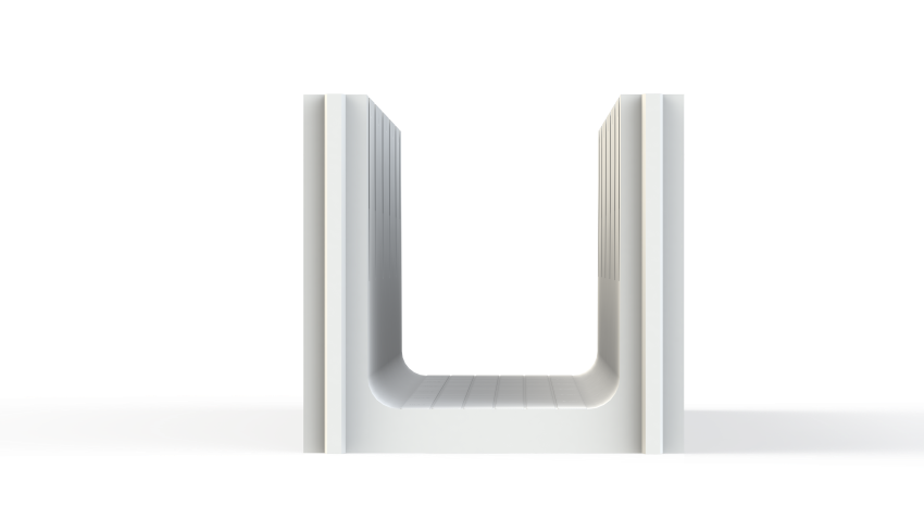 U-funderingsbekisting 40x50X180CM - 100KPA