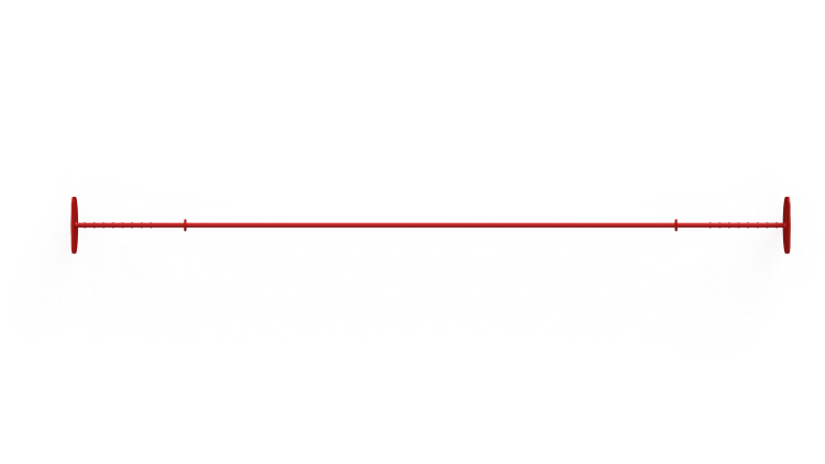 Trekpen B550, Lengte 750mm, per 20 stuks