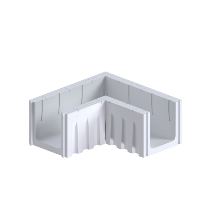 U-funderingsbekisting hoekstuk 40x45X180CM - 100KPA