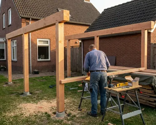 Zelf je carport bouwpakket samenstellen