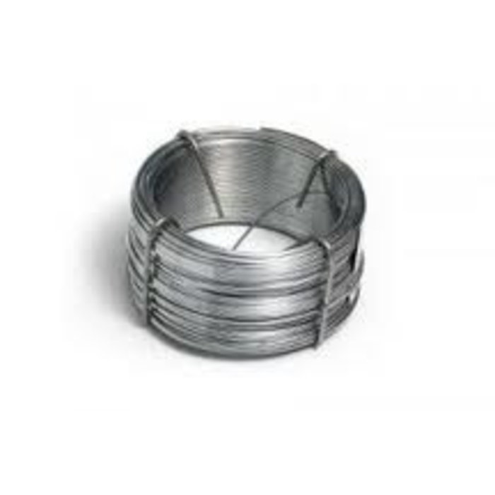 1.25 kg vlechtdraad 1.2 mm - t.b.v. VERZINKT