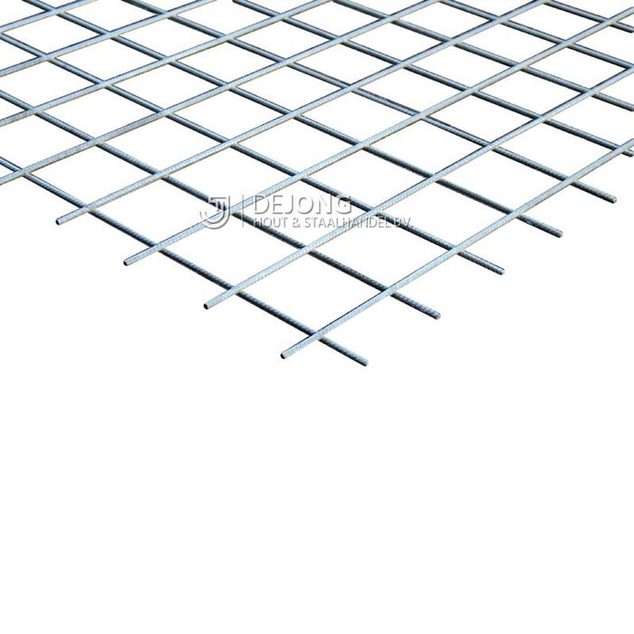 Bouwstaalmat PS503a Ø8-100 2 x 3 meter Gegalvaniseerd