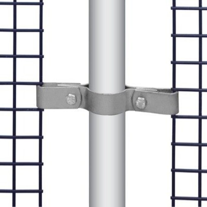 Gaasmontagebeugel dubbel - tussenpaal t.b.v. buis Ø4,8 cm