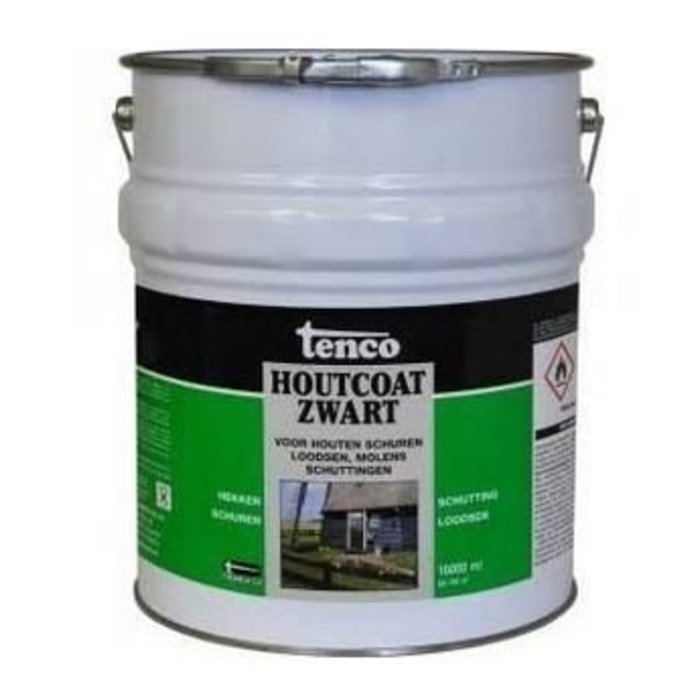 Tenco Tenco Houtcoat zwart