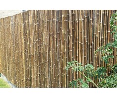 Bamboemat Dalian Black H100 x L180 cm