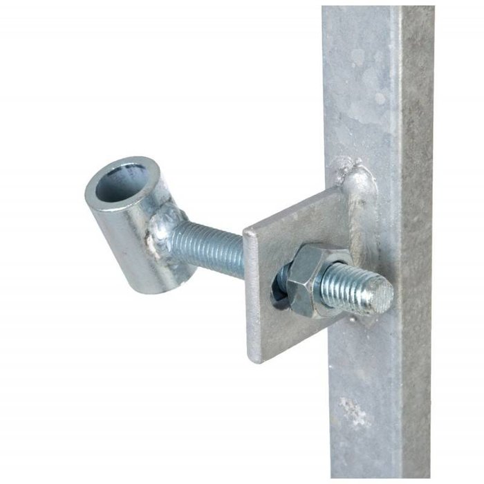 Tuindeur Privacy Hardhout met stalen frame inclusief beslag