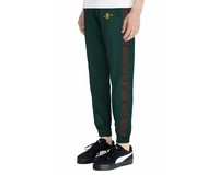 green tape logo track pants