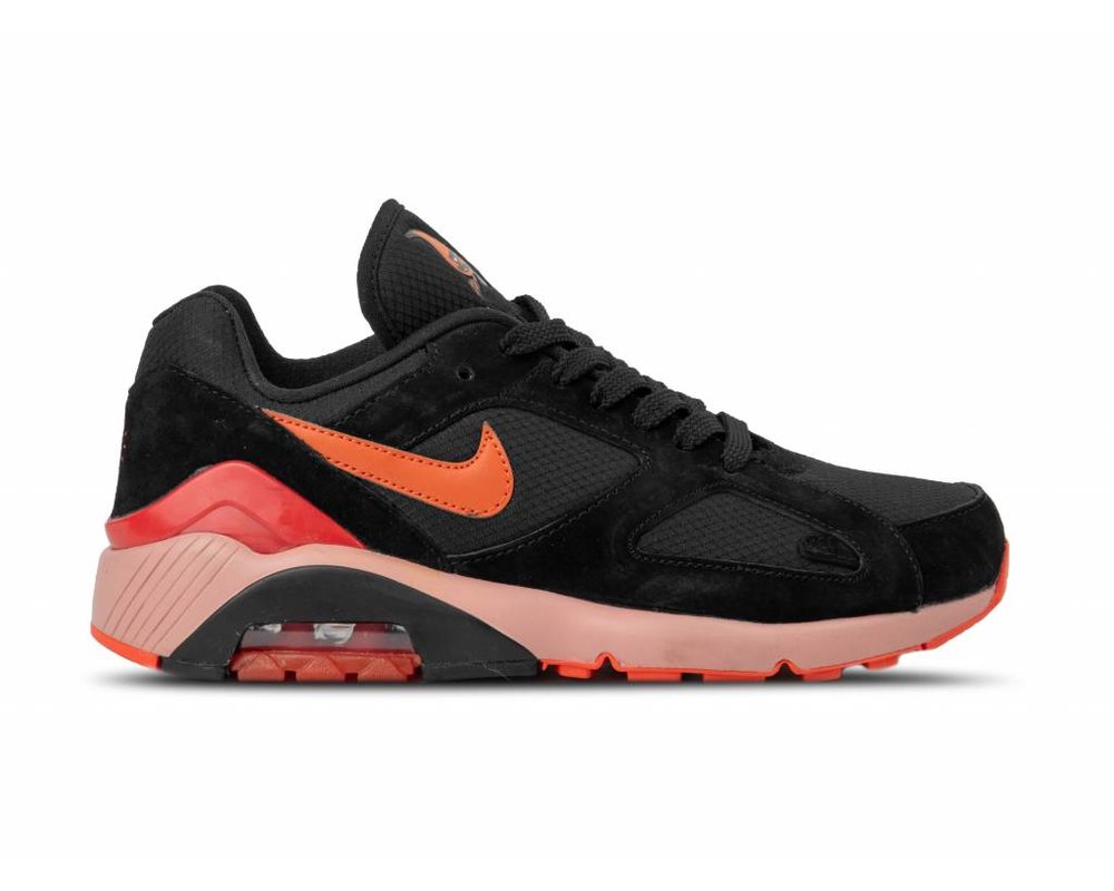 air max 180 black orange