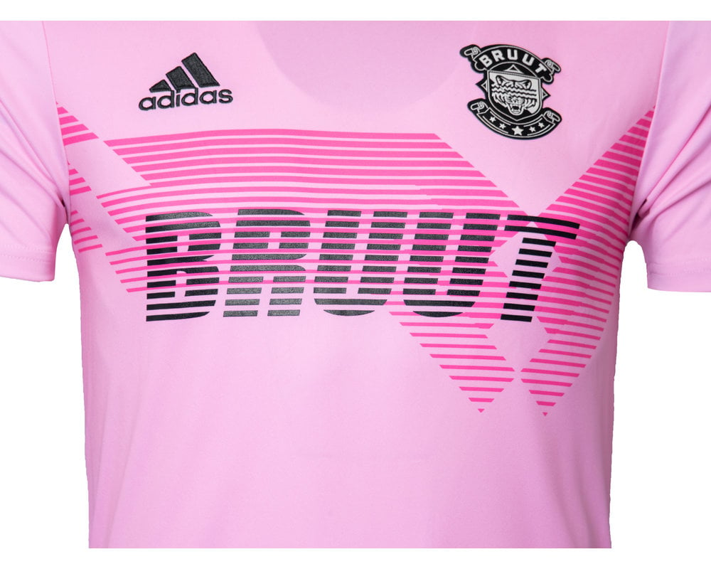 Adidas x Bruut Football Jersey Pink HFD19Adi03