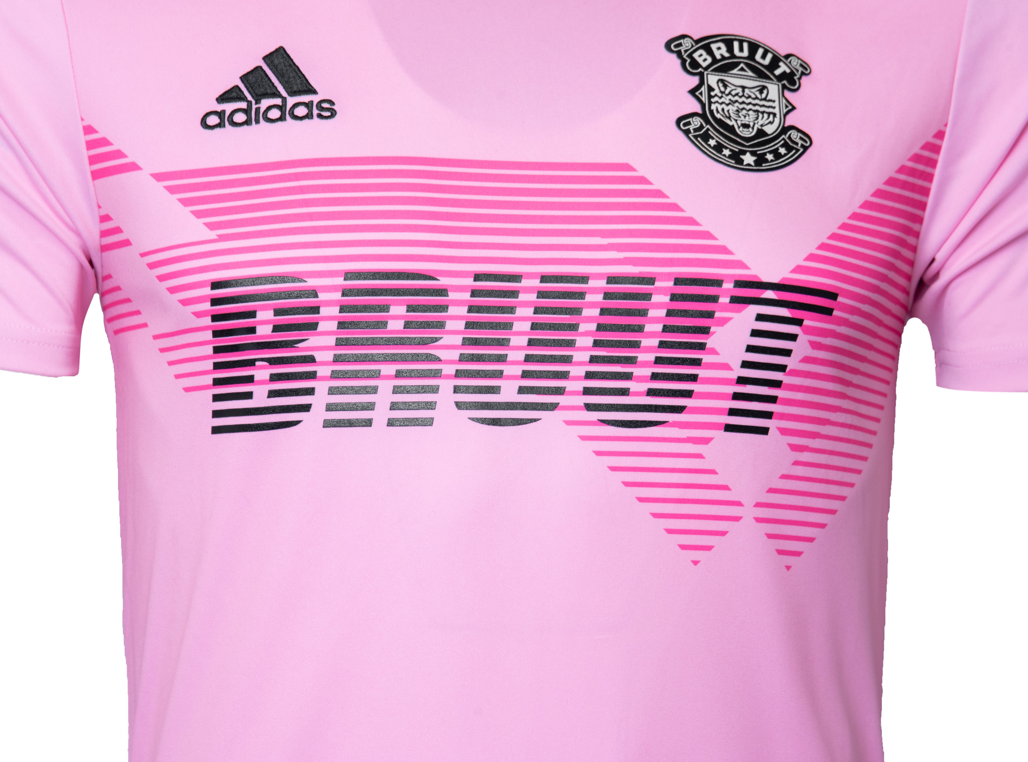 pink adidas football shirt