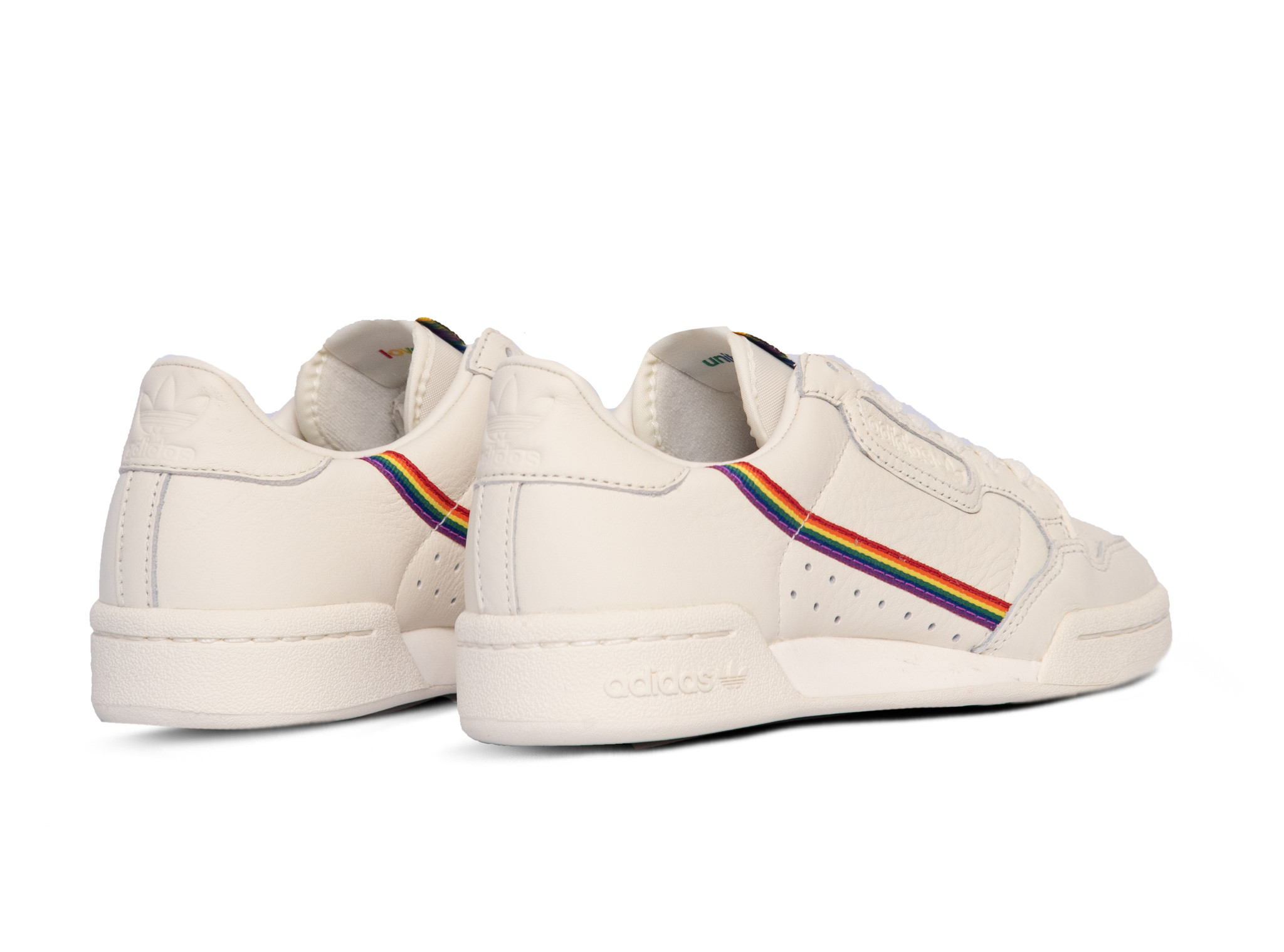 adidas continental 80 pride off white