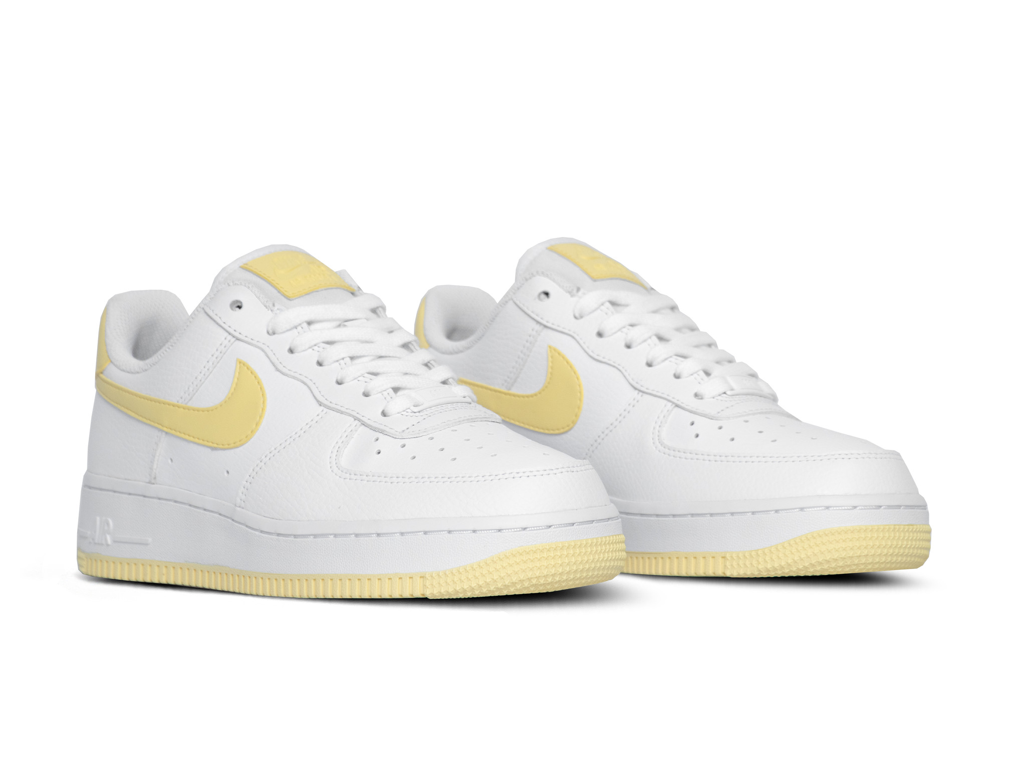 nike air force 1 white bicycle yellow