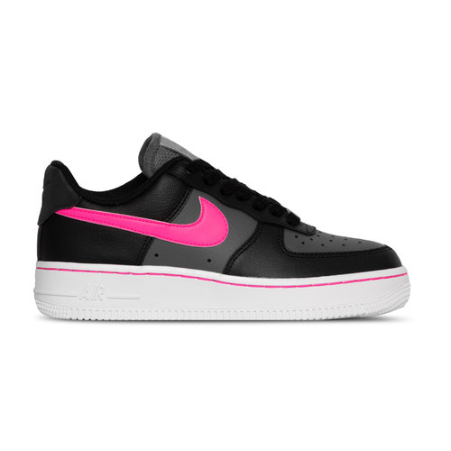 pink white and black air force ones