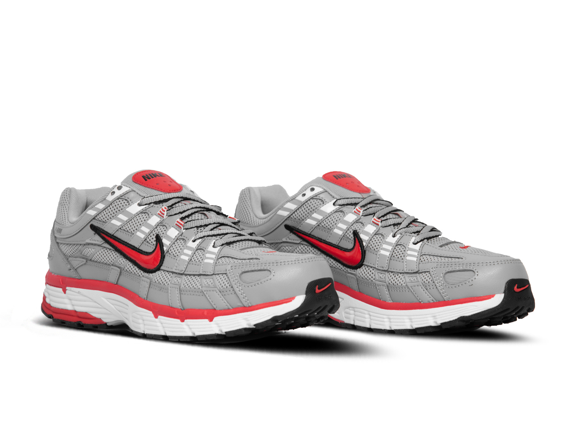 P 6000 Silver Flt Silver University Red CD6404 001 - Bruut Sneakers \u0026 Clothing Store