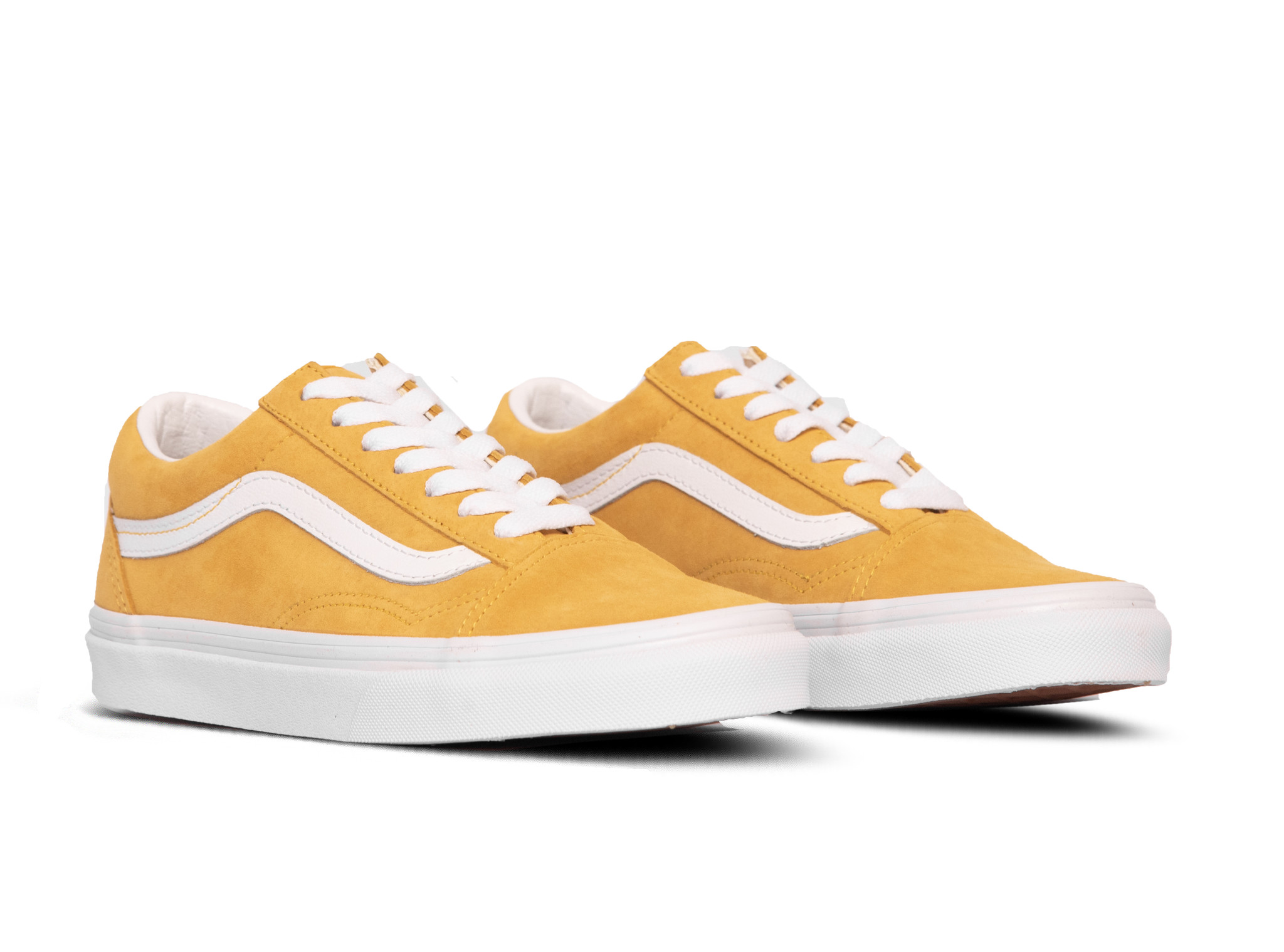 vans old skool suede true white