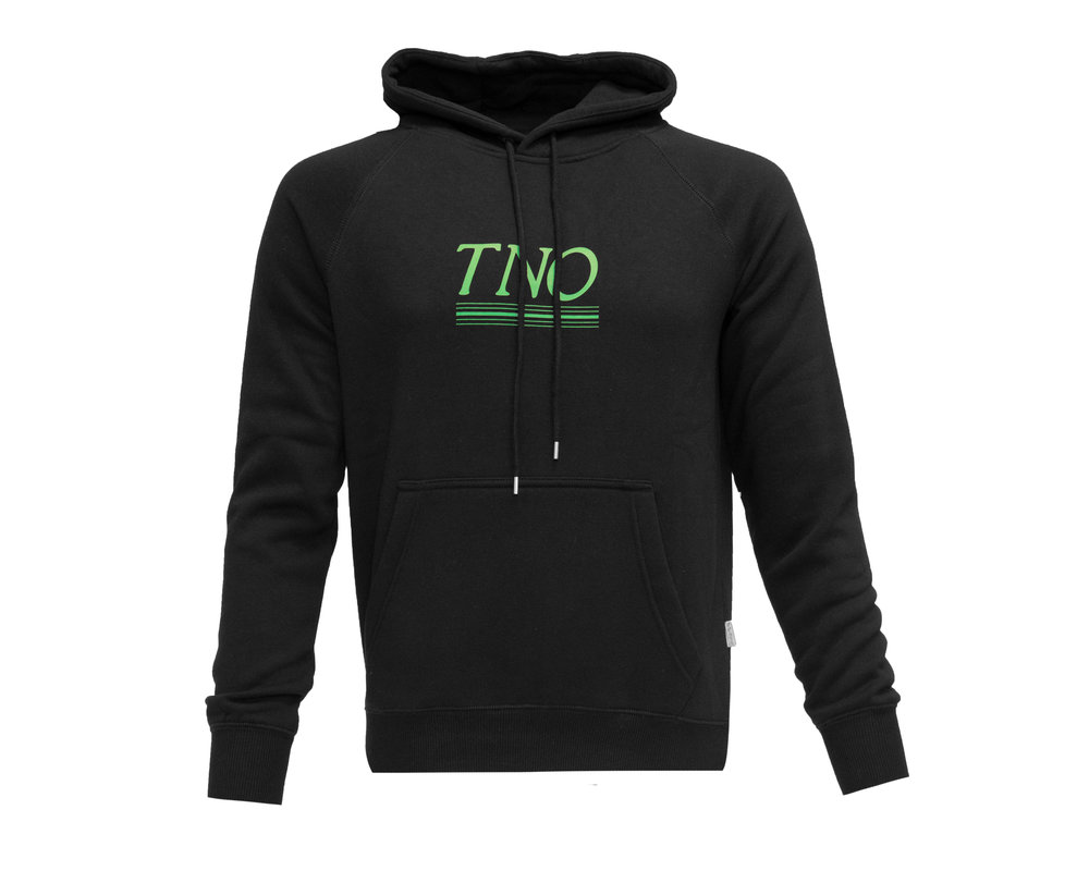 The New Originals Underline Hoodie Black  Green