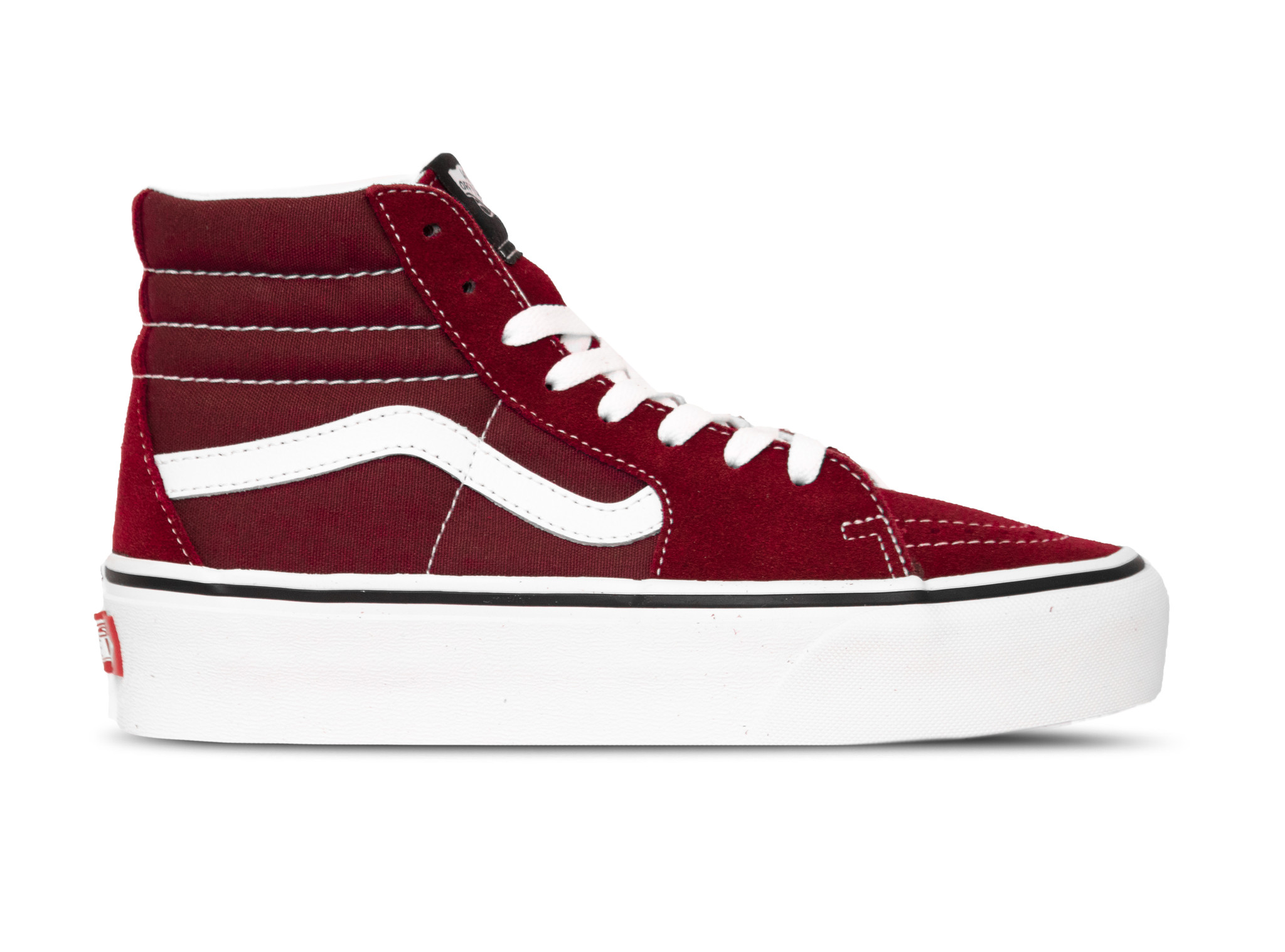 burgundy vans sk8 hi