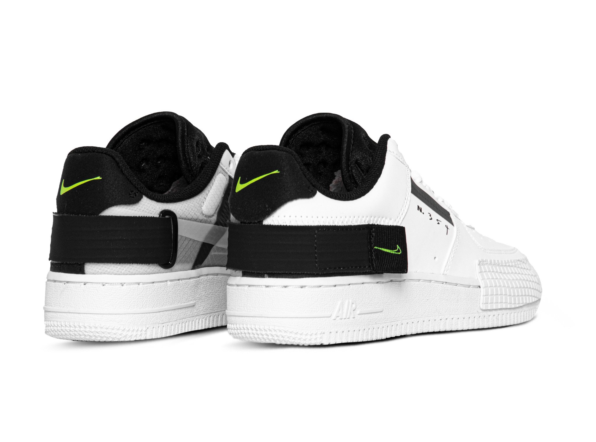 nike air force 1 volt black white