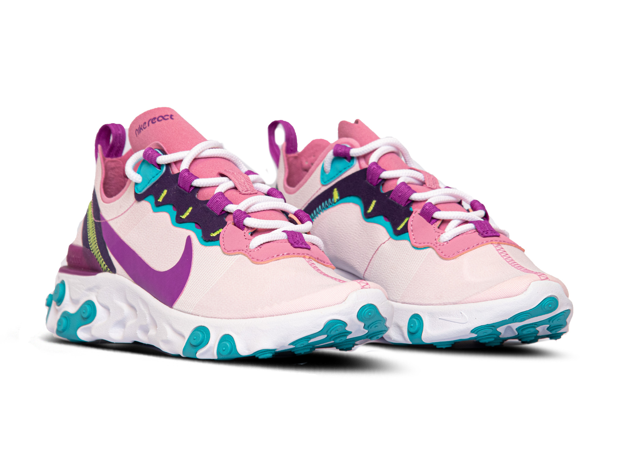 nike react element 55 purple