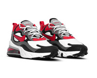 Nike Air Max 270 React Black University Red White Iron Grey Ci3866 002 Bruut Sneakers Clothing Store