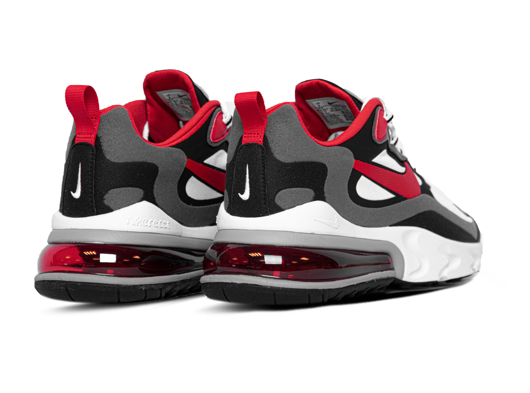 red white grey air max