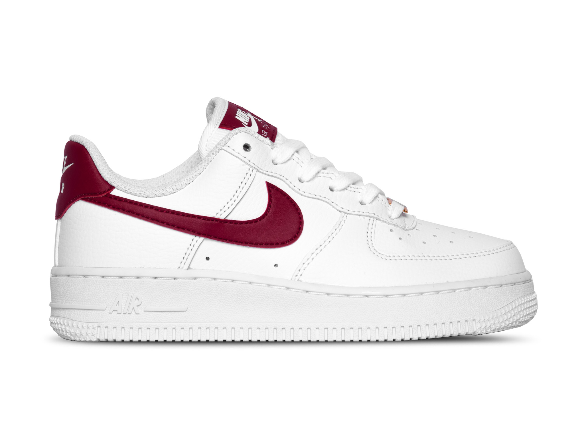 nike air force white noble red