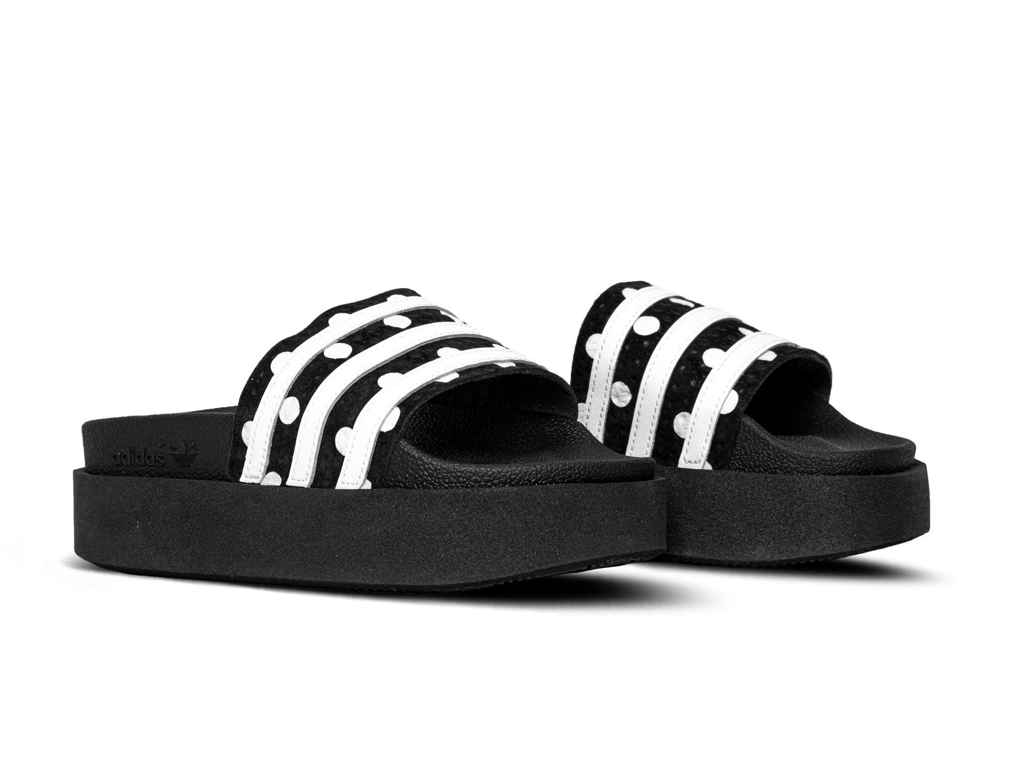 Adilette Bold W Black White Black 