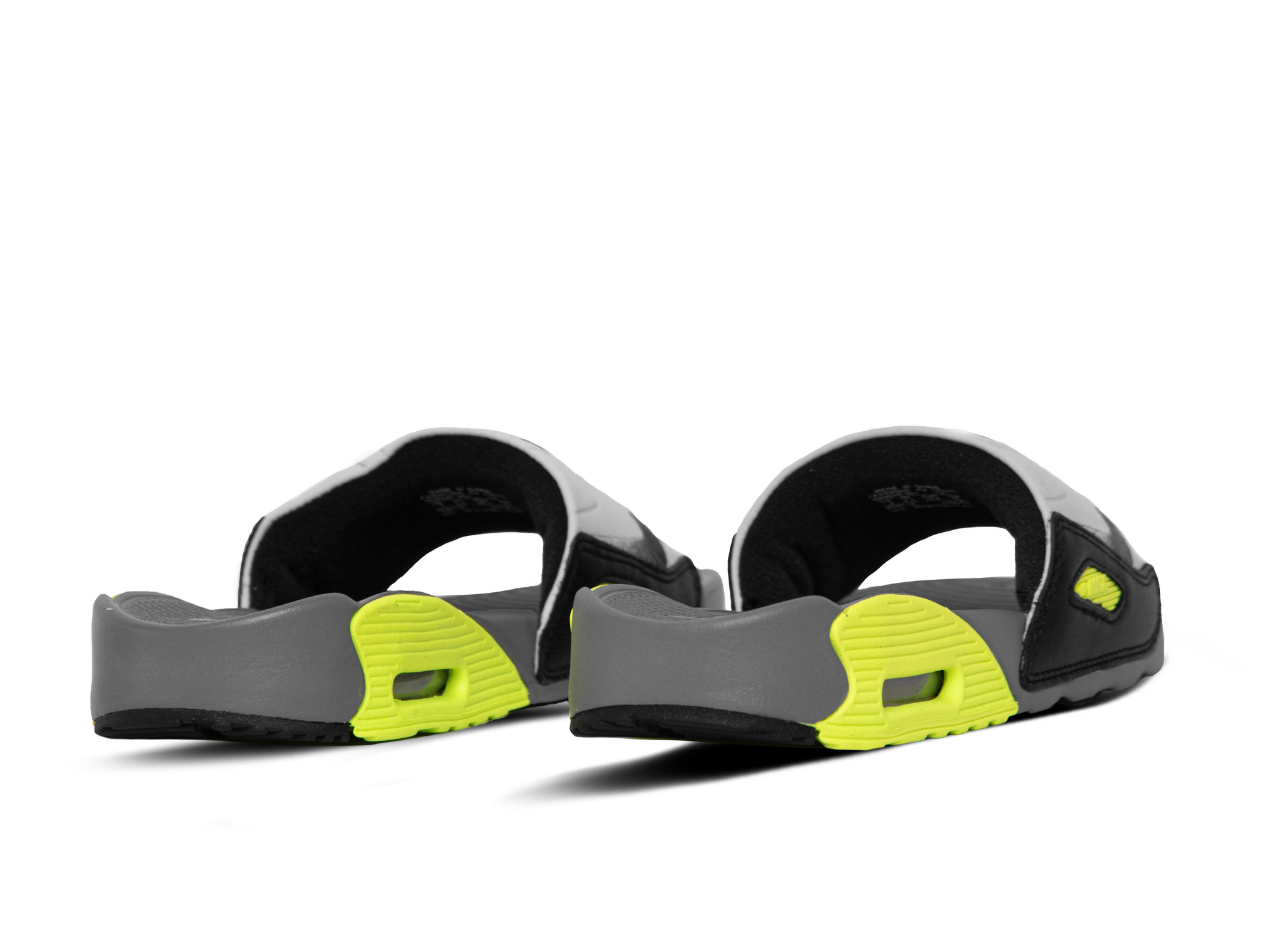 air max 90 slide smoke grey volt black