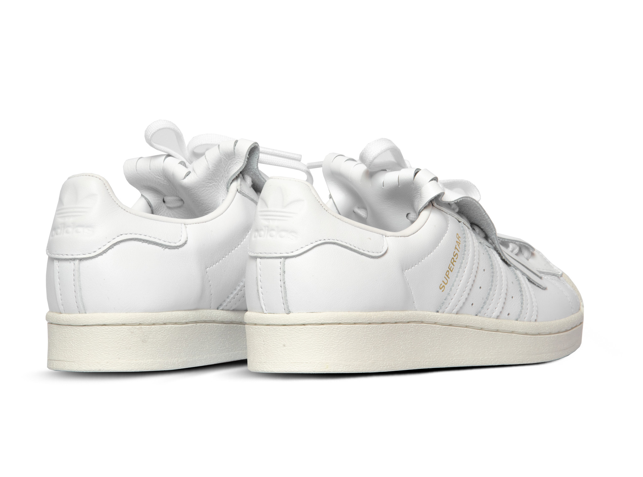 adidas superstar gold white