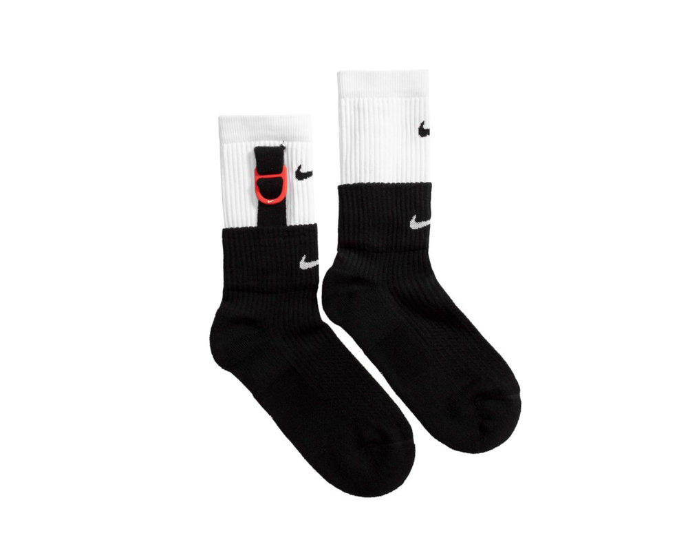 Nike Sneaker Sox Crew White Black SK0099 100