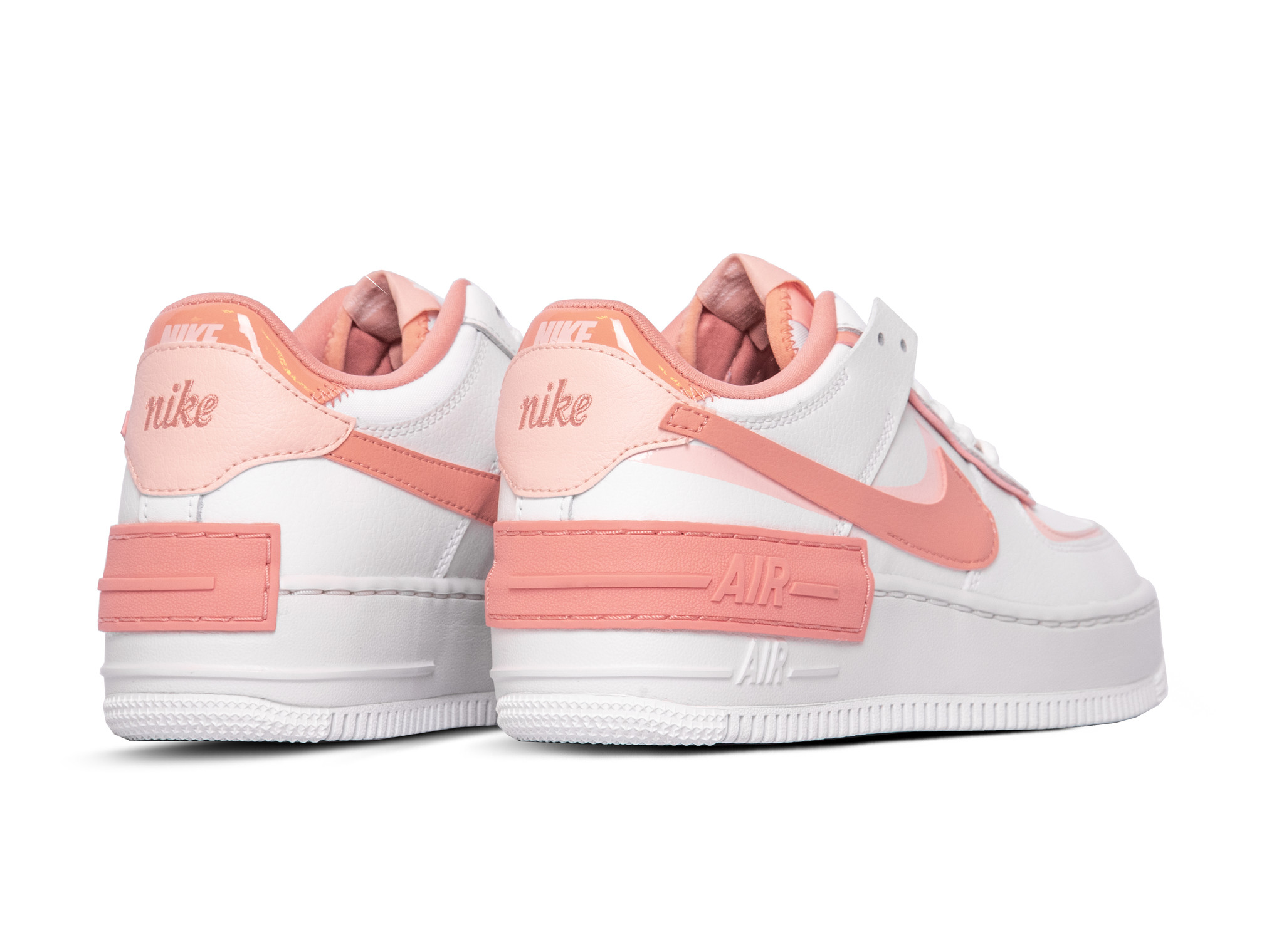 nike air force 1 white and coral