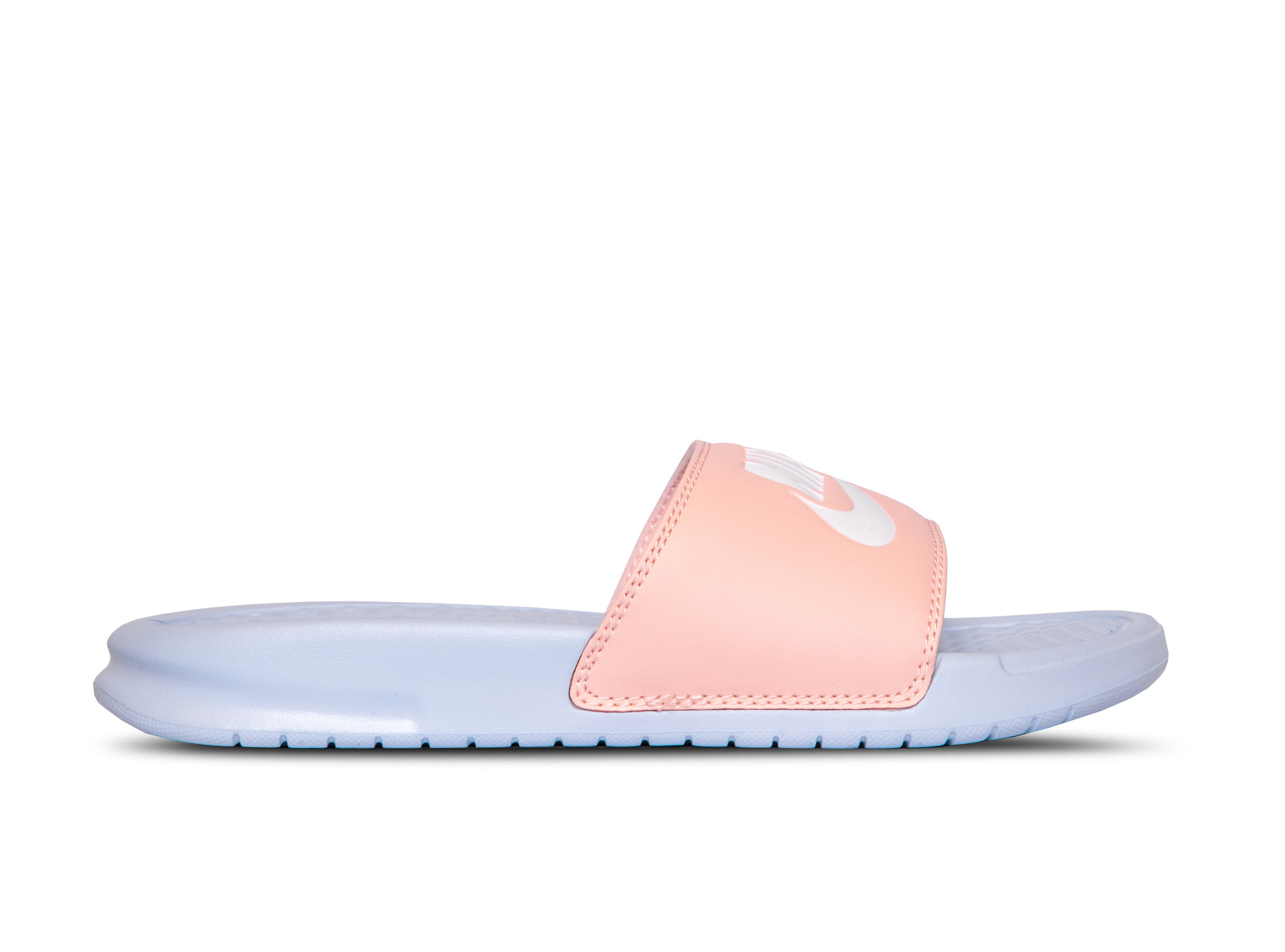 Nike Benassi JDI Hydrogen Blue White Washed Coral 343881 412