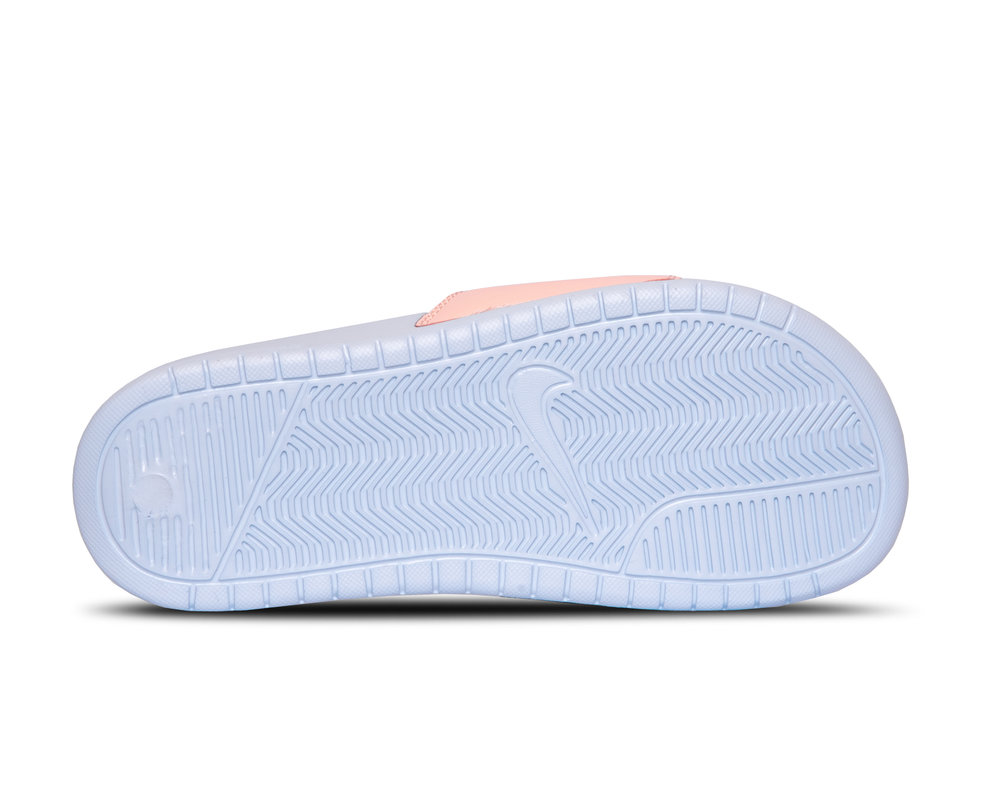 Nike Benassi JDI Hydrogen Blue White Washed Coral 343881 412