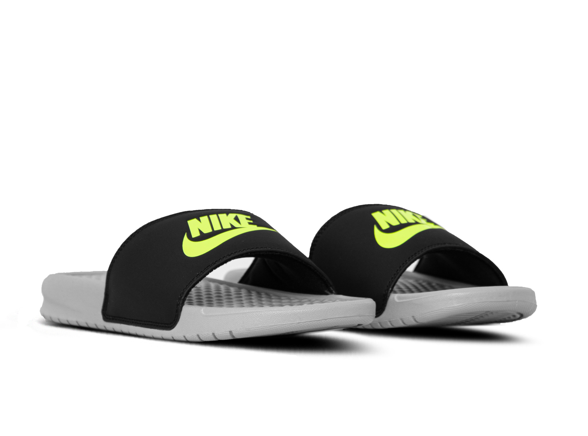nike benassi grey