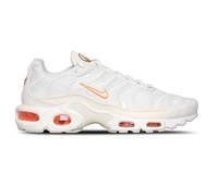 air max plus gold and white