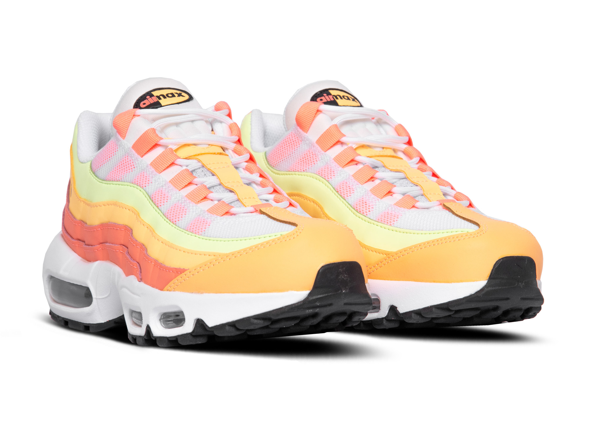 yellow and pink air max 95