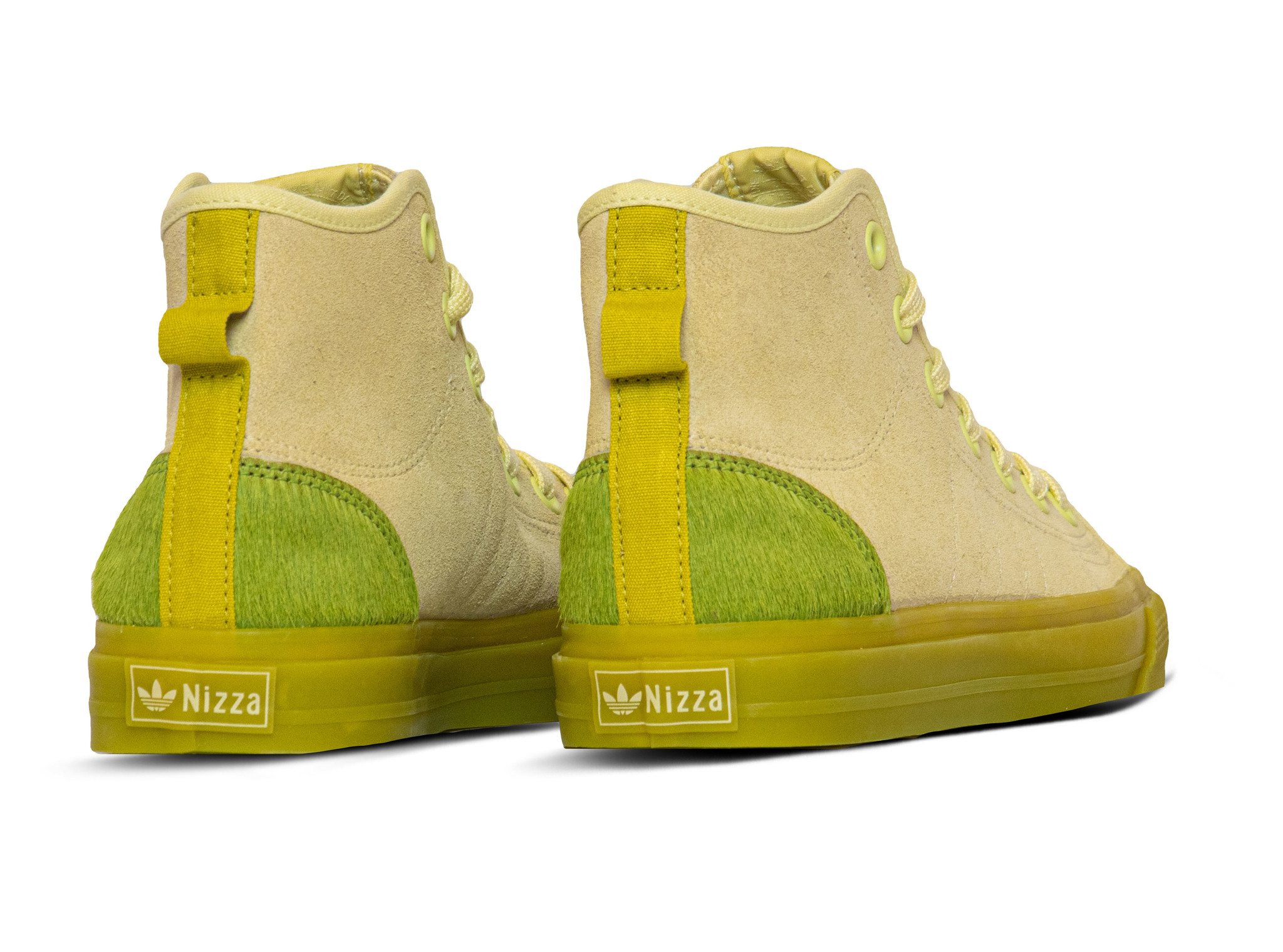 yellow green shoes