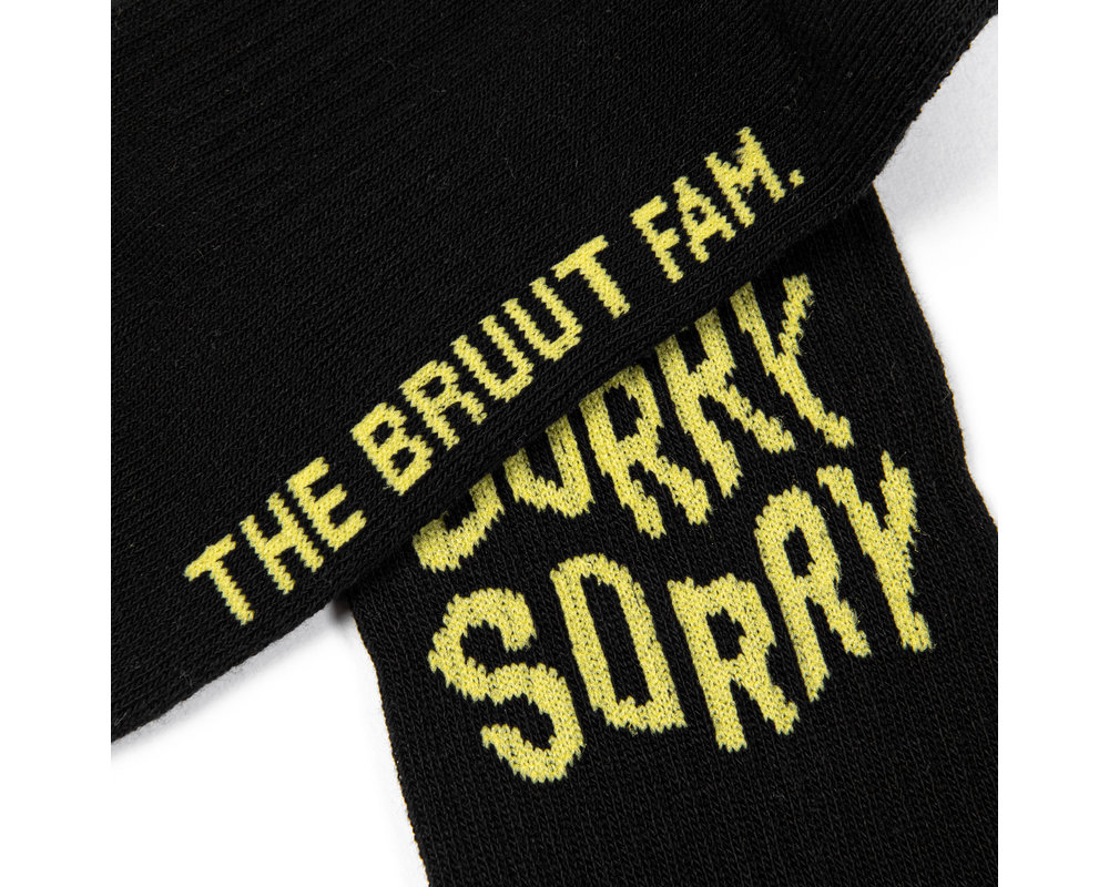 Bruut Sorry Sock Black BT012