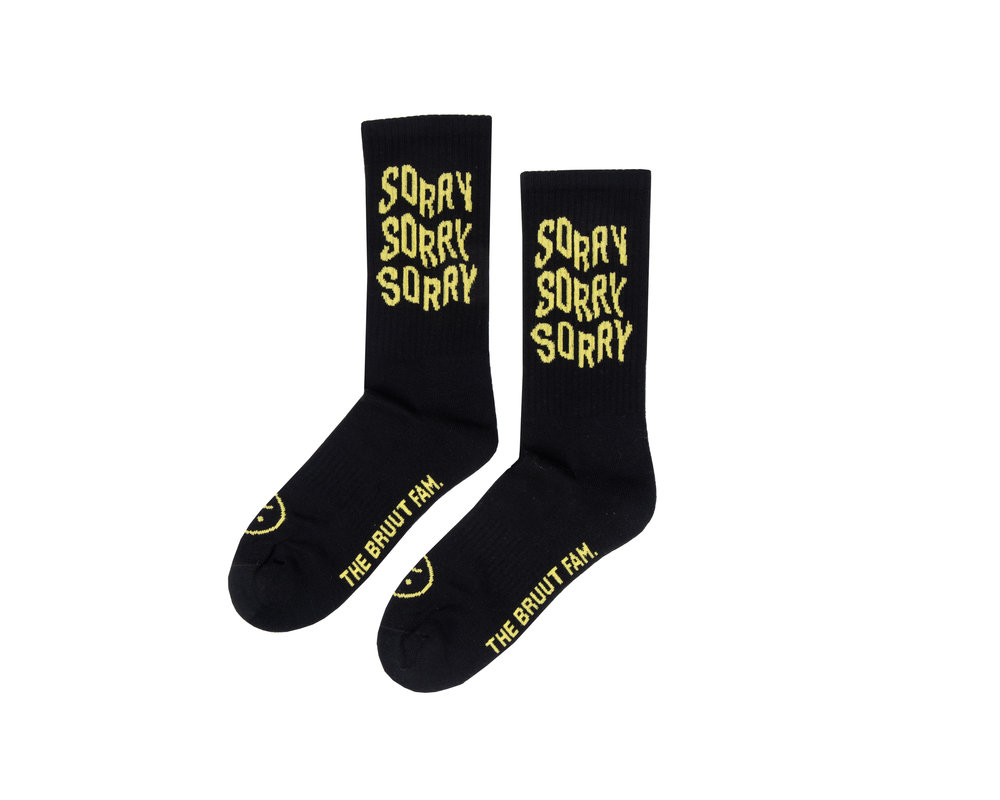 Bruut Sorry Sock Black BT012