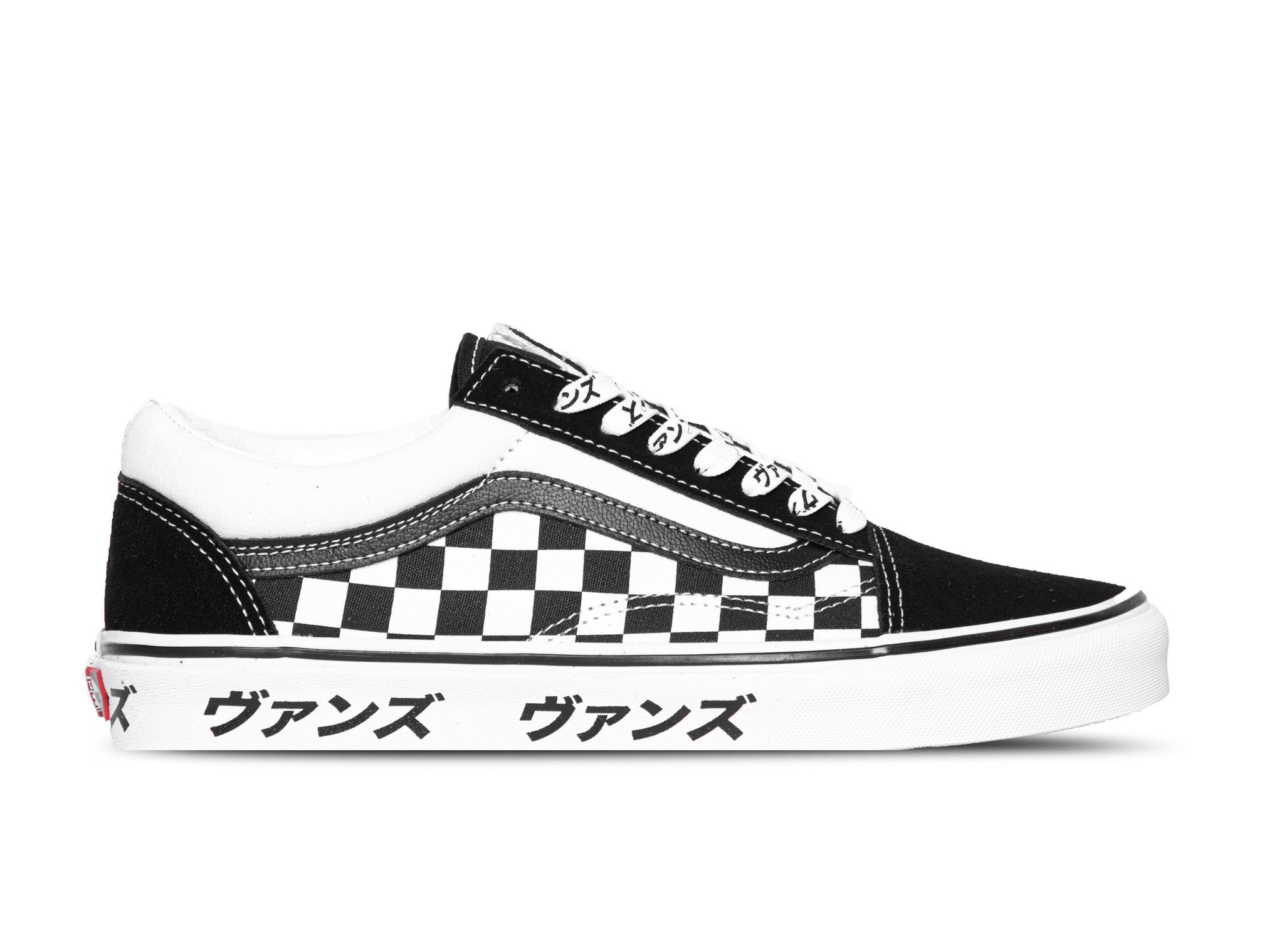 vans old skool black true white